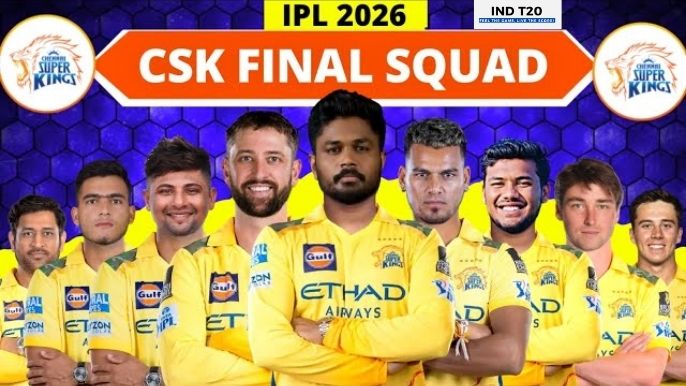 CSK IPL 2026 squad