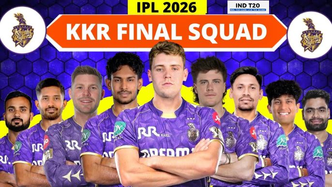 Kolkata Knight Riders IPL 2026 Squad